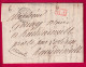 CAD CHAMBRE DES DEPUTES + PP ROUGE 1841 POUR VERDUN MEUSE LETTRE - 1801-1848: Vorläufer XIX