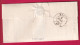 CAD TYPE 22 CORNE MAINE ET LOIRE 1855 + T15 BEAUFORT EN VALLEE POUR BAUGE LETTRE - 1849-1876: Période Classique