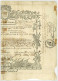 GUERRES DE LA REVOLUTION – CONGE ABSOLU - Besancon 1794 - Generaux AUBUGEOIS, MEQUILLET Et Pille Belfort Coppe - Historische Documenten