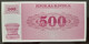 500 TOLARJEV 1992 SPECIMEN SLOVENIE NEUF/UNC - Slovenia