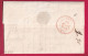 CAD TYPE 12 EN ROUGE ST GAUDENS HAUTE GARONNE 1833 DECIME RURAL DE MIRAMONT DE COMMINGES TYPE 13 TRIE EN ROUGE LETTRE - 1801-1848: Précurseurs XIX