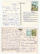 2 JAMAICA View Postcards BIRD PARROT Stamps To GB USA Birds  Postcard - Jamaica (1962-...)