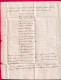 CAD TYPE 14 LORRIS LOIRET BOITE RURALE EN ROUGE B COURTIGIS LETTRE - 1801-1848: Vorläufer XIX