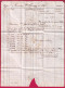 CURSIVE 70 CHAUFFAILLE SAONE ET LOIRE CAD T13 BEAUJEU RHONE + PP 1838 POUR LYON LETTRE - 1801-1848: Précurseurs XIX