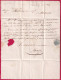 CURSIVE 45 DURAS LOT ET GARONNE + TYPE 12 MARMANDE POUR BORDEAUX 1837 LETTRE - 1801-1848: Précurseurs XIX