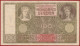 Netherlands 100 Gulden 1942. WWII Girl. P.51c Jan 1942. Crisp AUNC - 100 Florín Holandés (gulden)
