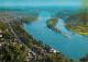 Navigation Sailing Vessels & Boats Themed Postcard Der Rhein Insel Nonnenwerth - Sailing Vessels