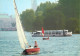 Navigation Sailing Vessels & Boats Themed Postcard Hamburg Ist Alster Rundfahrt Windsurf - Sailing Vessels