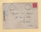 Lyon - 1942 - Destination Cher - Censure I.B.1  - Controle Postal - Rhone - Guerre De 1939-45