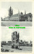 R565084 Ypres. Market Hall And Church Of St. Martin Before And After War. 1914. - Monde
