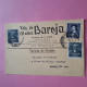 Carte Postale Vda De Munoz Baroja De San Sebastian Pour Paris - Novembre 1954 - Cartas & Documentos