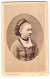 Fotografie Wilhelm Menges, Mainz, Junge Frau Mit Hochgesteckten Haaren Und Halsband  - Anonieme Personen