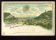 ALLEMAGNE - PORTA WESTFALICA - CARTE LITHOGRAPHIQUE GRUSS - Porta Westfalica