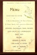 MENU - MANTES-LA-JOLIE - DEJEUNER DE NOCE SERVI PAR M. BANES LE 4 SEPTEMBRE 1909 - Menú