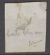 A AVOIR Le LIMITE BLEU NOIR N°14A TRES FONCE Avec RR LPC 637 Castelnau-Magnoac Hautes-Pyrénées(25€) BE Signé - 1853-1860 Napoleon III