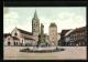 AK Eisenach, Nicolaitor U. Nicolai-Kirche Mit Lutherdenkmal  - Eisenach