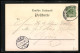 Lithographie Mylau I. V., Kirche, Kaiserliches Postamt  - Mylau