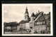 AK Frankenberg I. Sa., Markt Mit Kirche Und Rathaus  - Frankenberg