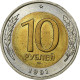 Russie, 10 Roubles, 1991, Saint-Pétersbourg, Bimétallique, SUP, KM:295 - Russland