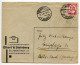 Germany 1935 Cover & Letter; Seligenstadt - Elbert & Steinberg, Lederwaren-Fabrik; 12pf. Friedrich V. Schiller Stamp - Lettres & Documents