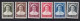 Belgium - 1953 Red Cross / Princess Josephine Charlotte Charity Set 6v MH - Unused Stamps