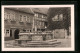 AK Sangerhausen-Rosenstadt, Marktbrunnen Und Gaststätte Klemme  - Sangerhausen