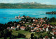 73942149 Wasserburg_Bodensee Panorama Mit Blick Auf Die Alpen - Wasserburg A. Bodensee