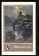 AK Deutscher Schulverein Nr. 160: Schönbühel, Totale Bei Mondschein  - Guerra 1914-18