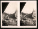 Stereo-Fotografie Unbekannter Fotograf, Ansicht Wendelstein, Hotel-Terrasse Mit Blick Zur Kapelle  - Photos Stéréoscopiques