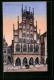 AK Münster I. W., Abendstimmung Am Rathaus  - Münster