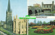 R566823 Wakefield. Lilywhite Postcards. Colin Richardson. 1970. Multi View - Mondo