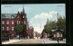 AK Neumünster, Ringstrasse Mit Kiosk Und Litfasssäule  - Neumünster