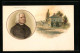 Lithographie Komponist Franz Von Liszt Und Geburtshaus  - Entertainers