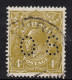 AUSTRALIA 1926 - 30 YELLOW - OLIVE KGV STAMP "OS" VFU  SMW PERF.13.1/2 X 12.1/2 SG.O108 - Usati
