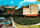 73660626 Bad Fuessing Appartementhotel Hallenbad Panorama Mit Kirche Bad Fuessin - Bad Fuessing