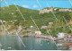 Bs768 Cartolina Vico Equense Spiaggia Con Collegio S.angelo  Napoli Campania - Napoli