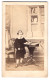 Photo M. P. P. Skeolan, Leeds, 14, Commercial St., Kleiner Junge Im Samtanzug Mit Buch  - Anonieme Personen