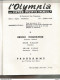 CC // Vintage // Old French Music Hall Program / Programme Théâtre OLYMPIA 1955 Gilbert BECAUD SIM DUPRE - Programs