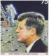 First Men On The Moon, John F. Kennedy, Salute To America, First Step On Moon Peace Flag Rocket, Satellite. Marshall FDC - Kennedy (John F.)