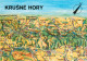 73656023 Krusne Hory Uebersichtskarte Erzgebirge Aus Der Vogelperspektive Krusne - Tchéquie