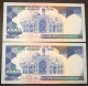 IRAN , A Pair Of 10000 Rials With Consecutive Numbers  UNC , - Irán