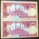 IRAN , A Pair Of 5000 Rials With Consecutive Numbers  UNC , - Iran