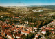 73655109 Bad Mergentheim Stadtbild Mit Muenster Und Schloss Kirche Fliegeraufnah - Bad Mergentheim