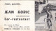 Cyclisme - Carte De Bar-restaurant Tenu Par Jean Robic Ancien Courreur Cycliste - 61 Avenue Du Maine - Paris 14 - Visitekaartjes