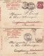 Schaffhouse - Rheinfall - LOT 2 CARTES - 1905 - Andere & Zonder Classificatie