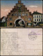 Ansichtskarte Flensburg Nordertor 1917  Gel. Feldpost - Flensburg