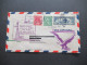 USA 1928 Via Air Mail US Air Mail First Flight Lincoln Nebr. CAM 18 Chicago - San Francisco Nach Prag CSR Gesendet - 1c. 1918-1940 Cartas & Documentos