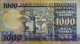MADAGASCAR 1000 FRANCS 1975 PICK 65a VF W/PINHOLES - Madagascar