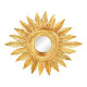 French Wooden Sun Mirror, Mid 20th Century. - Miroirs
