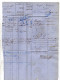 Document Avec 2 Timbres 20c Bleu Oblitération 14/01/1869 - 1849-1876: Klassik